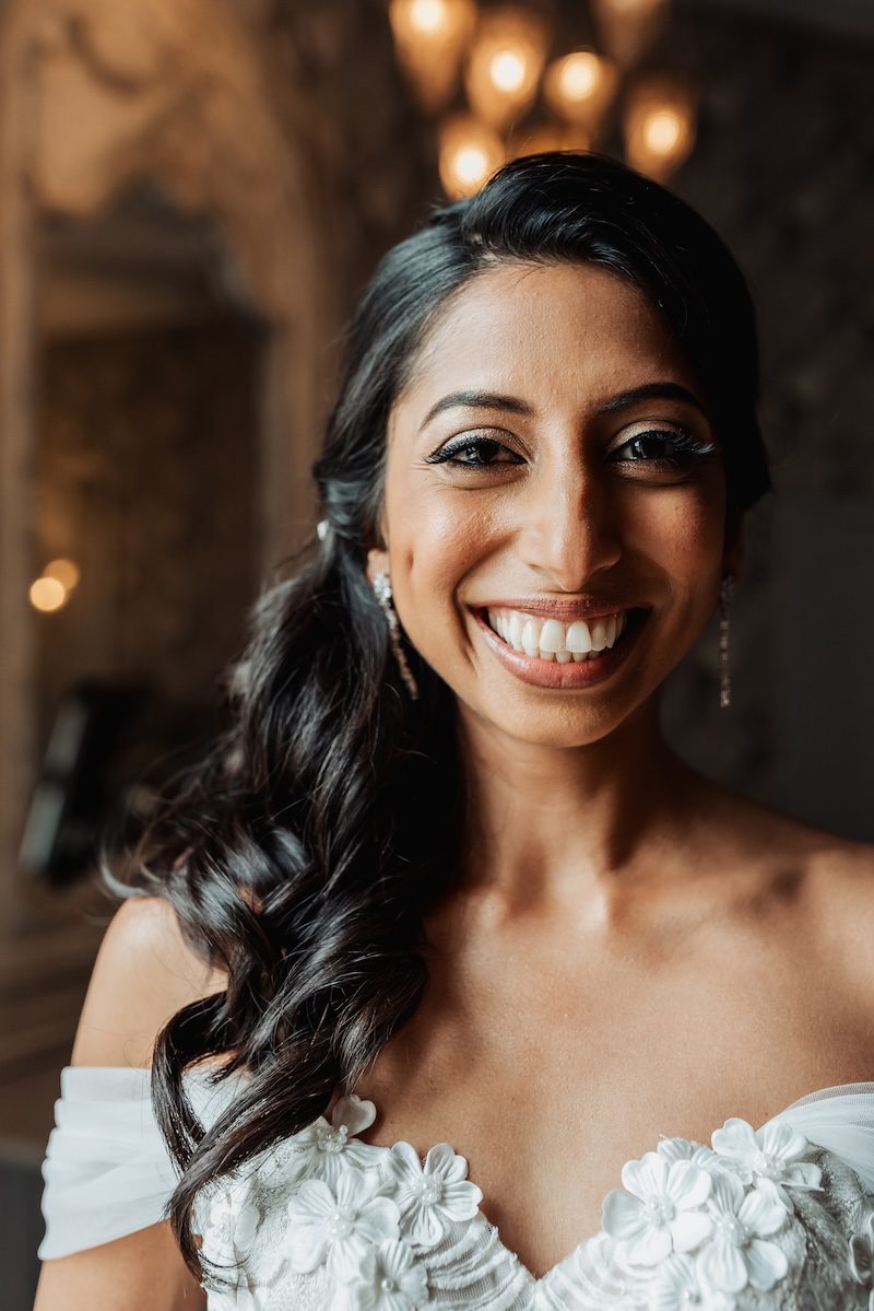 beautiful happy bride o at her wonderful french wedding
