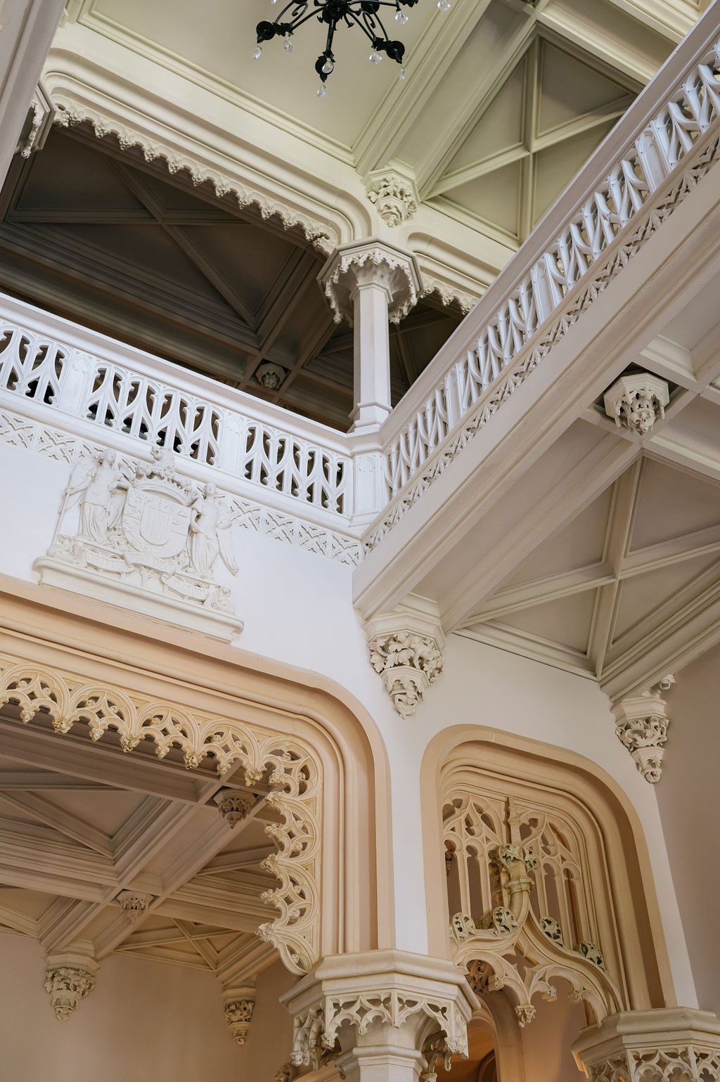 architectural detail from a fairytale castle